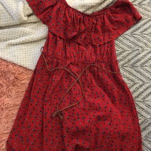 Red Flower Dress